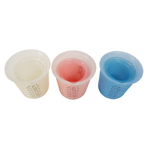 <b>Measuring</b> <b>Cups</b> <b>Set</b> Silicone Rubber 3 Piece With Dual Scale For Kitchen Use - Product Image 3