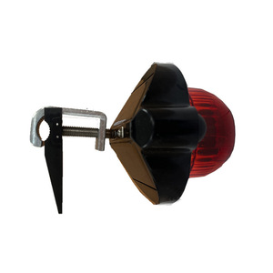 Feu d'obstruction aérien LED rouge DL-S6216 à énergie solaire avec fixation par pince pour utilisation en haute altitude - Product Image 2
