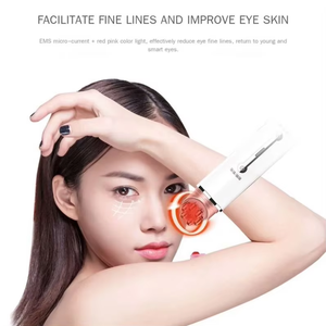 Belleza Masajeador de ojos Terapia magnética Vibración eléctrica con calor y vibración <span class=keywords><strong>Anti</strong></span> envejecimiento Arrugas Masajeador Pluma de belleza - Product Image 5