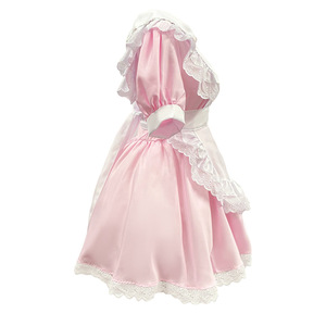 Sweet Maid Outfit Pink Lolita Cosplay Costume Anime Role Play Spring 2025 Polyester Dress - Product Image 3