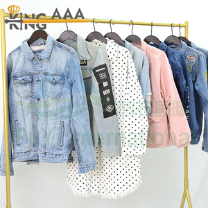 KINGAAA giacca di jeans con perle usato giacca di jeans abbigliamento usato all'ingrosso di seconda mano vestiti balle per la vendita in sud <span class=keywords><strong>Africa</strong></span> - Product Image 5
