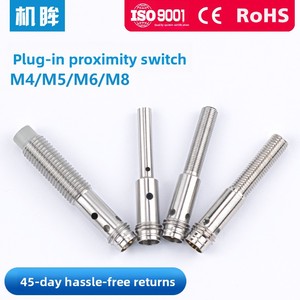 Máy mắt m4/M5/m6/m8 nhỏ Plug-in kết nối gần chuyển đổi cảm biến NPN thường mở DC24V kim loại 1A - Product Image 2