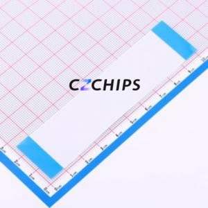 FFC-1.0-23-100-A-4-8 FFC Cable (Flexible Flat Cable) P=1mm Connector 23P 1mm 0.3mm Non-Inverting - Product Image 2