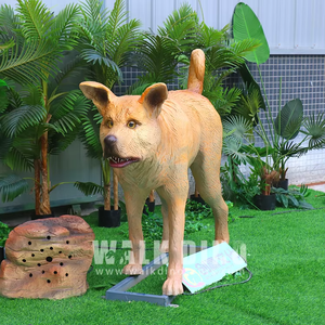 Statua di Cucciolo Anime in Silicone Ultra Realistico Personalizzabile per Decorazione Interna di Negozi e Caffetterie a Tema - Product Image 2