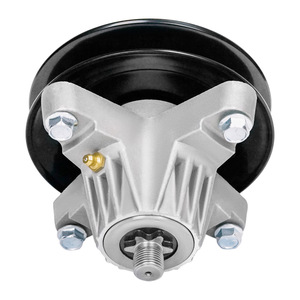 Conjunto de husillo para cortacésped A10189 618-04825, polea con tuercas de montaje para reemplazo de piezas de cortacésped - Product Image 4