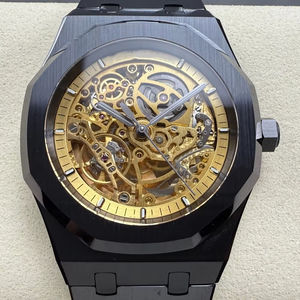 Reloj Mecánico de Buceo de Súper Calidad, Resistente al Agua, 41 mm, Fábrica THB, Movimiento 3132, 15416, Audemars, Esqueleto de Cerámica Negra - Product Image 1