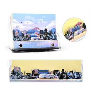 Lịch Để Bàn Hàng Tháng Bằng Bìa Cứng Thiết Kế Theo Yêu Cầu Lịch Để Bàn 2023 In Logo Theo Yêu Cầu - Product Image 2