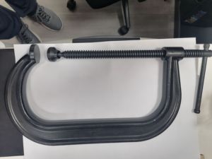 Jeu de pinces industrielles en acier forgé Kit de pinces en C 4 pièces Mâchoires traitées thermiquement Coussinets pivotants Soudage Menuiserie - Product Image 4