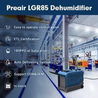 Distributeur recherché pour déshumidificateur LGR de 85 à 165 pintes pour la restauration après dommages par eau, avec réfrigérant R32