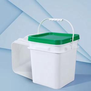 Seau en plastique carré en PE <span class=keywords><strong>transparent</strong></span> recyclable Tambour de qualité alimentaire pour peinture à l'<span class=keywords><strong>essence</strong></span> Eau à l'huile de poisson vivant - Product Image 3