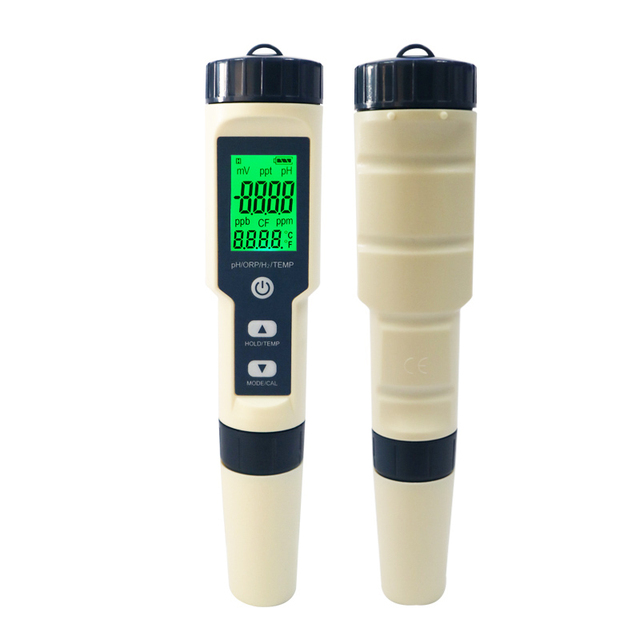 4-in-1 Temperature H2 Hydrogen ORP pH Sensor Meter Customizable OEM & ODM Support
