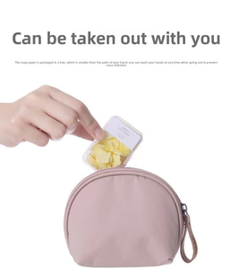 דפי סבון חד פעמיים ריחניים לרחיצת ידיים - ניחוח לאורך זמן, מרענן את הידיים, מאפשר רחיצת ידיים - Product Image 2