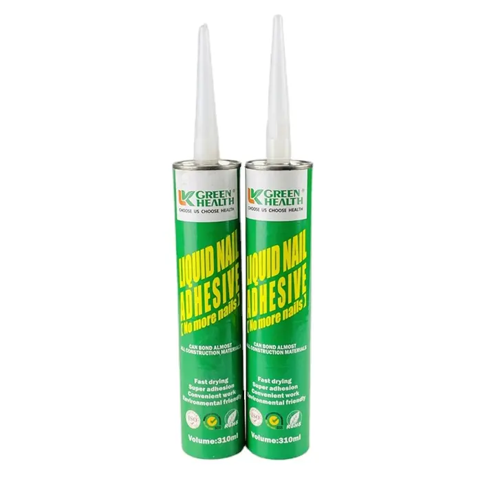 All Purpose Heavy Duty Não Mais Unhas Cola Cimento Adesivo Líquido Prego Selante De Silicone Para Móveis De Madeira Ligação De Gesso