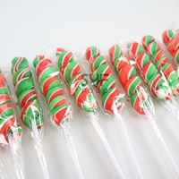 Vente en gros de sucettes torsadées multicolores avec certificat halal/casher Emballage en vrac saveur fruitée