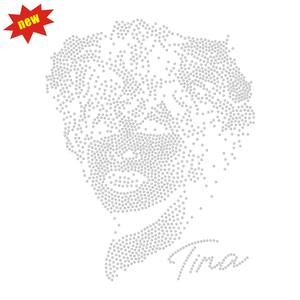 <span class=keywords><strong>Tina</strong></span> <span class=keywords><strong>Turner</strong></span> Transfert de strass personnalisé Fer à repasser sur la conception d'appliques - Product Image 2