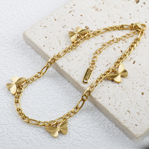 Bracelet papillon tendance <span class=keywords><strong>pour</strong></span> femme, bijoux élégants, cadeau d'anniversaire, bracelet en acier inoxydable, <span class=keywords><strong>prix</strong></span> de gros - Product Image 3