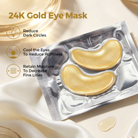 Patchs Oculaires Personnalisés au Collagène et Or Soluble – Masque Cristallin Réparateur en Profondeur Contre les Cernes et les Poches