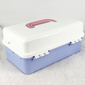 Organisateur de rangement pour nail art à conception à étages séparés et trois niveaux pour répondre aux besoins de rangement de différentes tailles - Product Image 3