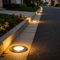 Éclairage paysager extérieur étanche pour jardin, terrasse, balcon, allée, éclairage encastré au sol, éclairage souterrain IP67