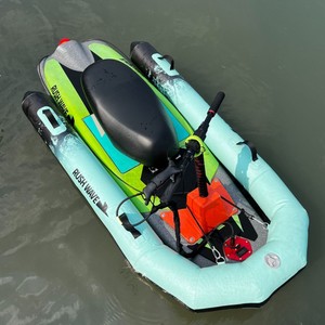 Planche de surf électrique gonflable Rushwave 16 pouces pour sports nautiques, lacs, rivières, débutants, unisexe, en PVC - Product Image 2