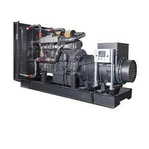 Shanghai Set Generator Diesel 500kva/400kw; Produsen sumber; Daya dapat disesuaikan; Catu daya senyap