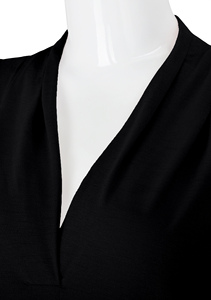 Nieuw Model Vrouwen Wit Massief Blouse Strepen Ontwerp Voor Formele <span class=keywords><strong>Blouses</strong></span> - Product Image 6
