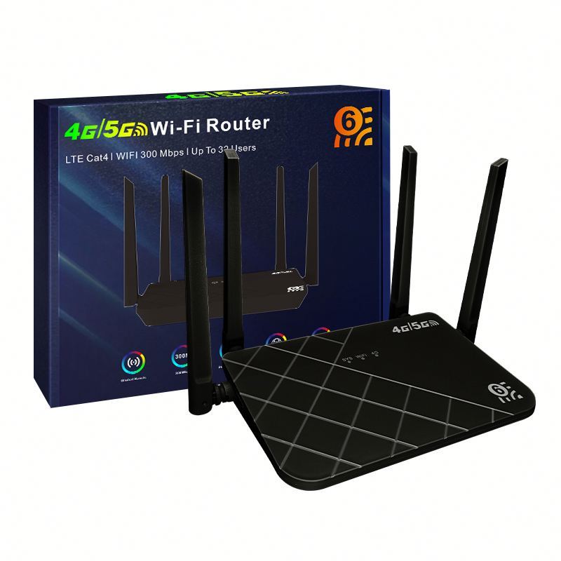 Unlocked 4G LTE Mobile WiFi Hotspot Router - Portable Modem, Up To 5 Users, 150Mbps Speed