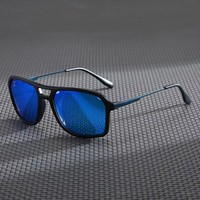 Gafas de Sol Deportivas Retro Europeas Americanas, Montura Completa de Doble Barra, Polarizadas UV400, Unisex para Adultos, Ciclismo, Conducción, Actividades al Aire Libre