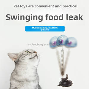 Juguete Dispensador de Comida para Mascotas con Diseño Innovador OEM ODM, Pelota con Dispensador de Comida, Juguetes para Gatos con Ventosas - Product Image 3