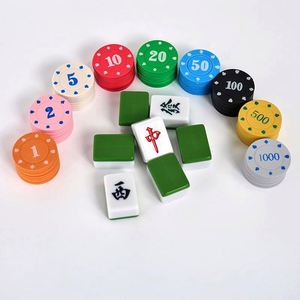 Fichas de Póker Texas Hold'em Fabricadas en Fábrica, Fichas de Plástico PS sin Denominación para Juegos de Bar y Casino - Product Image 3