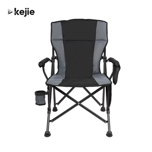 Silla Plegable Portátil de Metal para Camping, con Asiento de Tela y Estructura de Acero, para Pesca y Uso en Parques, Venta al Por Mayor Kejie - Product Image 1