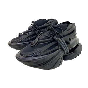 Chaussures de marche noires en caoutchouc à semelle épaisse et lacets, design luxueux inspiré des vaisseaux spatiaux, décontractées, de haute qualité, à la mode pour hommes - Product Image 2