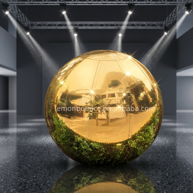 Commercial Hanging Inflatable Mirror Ball | Giant Event Decorative Mirror Sphere | Airtight Sealed Balloon