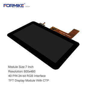 Oem 7 inch độ sáng cao 800x480 TFT LCD Điện dung màn hình cảm ứng hiển thị 40pin RGB bảng điều chỉnh cho các thiết bị khác nhau - Product Image 6