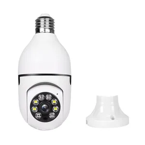 Камера видеонаблюдения E27 со светодиодной лампочкой, 360 дюйма, Wi-Fi, 1080P