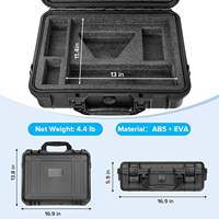 Sac étanche portable PLZTECH pour Starlink Mini, coque rigide en ABS antichoc avec housse et support pour modèle RV L41-V3