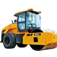 Offre Spéciale : Compacteur Vibratoire Monocylindre SR26H-C6 de 26 Tonnes, Moteur et Pompe Entièrement Hydrauliques pour le Compactage de la Base de Chaussée