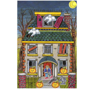 Nouveaux aimants de réfrigérateur pour le commerce électronique transfrontalier, maison hantée amusante, créez votre propre décoration d'Halloween, aimants promotionnels - Product Image 2