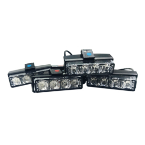 16 Led Strobe Cảnh Báo Ánh Sáng 12-24V Strobe Lưới Tản Nhiệt Nhấp Nháy Thanh Xe Tải Xe Đèn Tùy Chỉnh Màu LED Giao Thông Ánh Sáng Cho Xe - Product Image 5