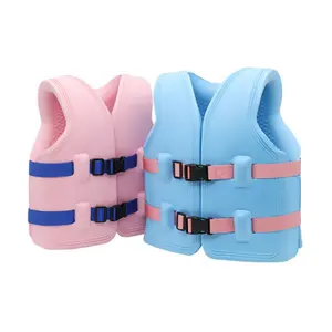 Manufacture Supply water safety EVA Sar Pink Blue Swim Buoyant Vest for Beach Seaside