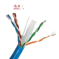 Câble réseau Brothers-Y 1000 pieds 305 m Boîte Bleu UTP CAT6 4 paires 23AWG Cuivre Gaine en PVC Câble LAN