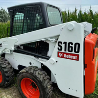 Kompakter 56PS Kompaktlader mit Hoher Manövrierfähigkeit Bobcat S160 Gebrauchter Mini-Lader