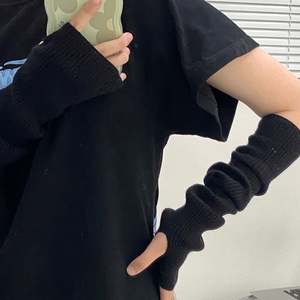 Guantes sin Dedos Unisex de Moda Casual, Calentadores de Brazo Largos Tejidos, Accesorios de Lana para el Verano, Uso Diario y Deportes - Product Image 3