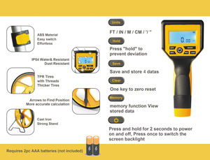 Vendita calda grande Display digitale strumento di misurazione della ruota su strada misuratore di distanza-strumento di misurazione ad alta visibilità - Product Image 4