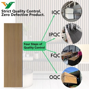 Mẫu liên kết TIANYUN Hot Bán thân thiện với môi cách âm Tấm tường trang trí nội thất Gỗ <span class=keywords><strong>Acoustic</strong></span> tấm đá phiến akupanel - Product Image 6