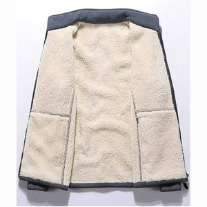 Giacca invernale calda da <span class=keywords><strong>uomo</strong></span> <span class=keywords><strong>in</strong></span> pile polare <span class=keywords><strong>con</strong></span> <span class=keywords><strong>collo</strong></span> alto Casual da viaggio per uso esterno - Product Image 2
