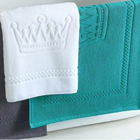 100% Organic Cotton Quick-Dry Skin-Friendly 5-Star Luxury Bath Towel Set Solid Color Hotel Bathroom Towel Set