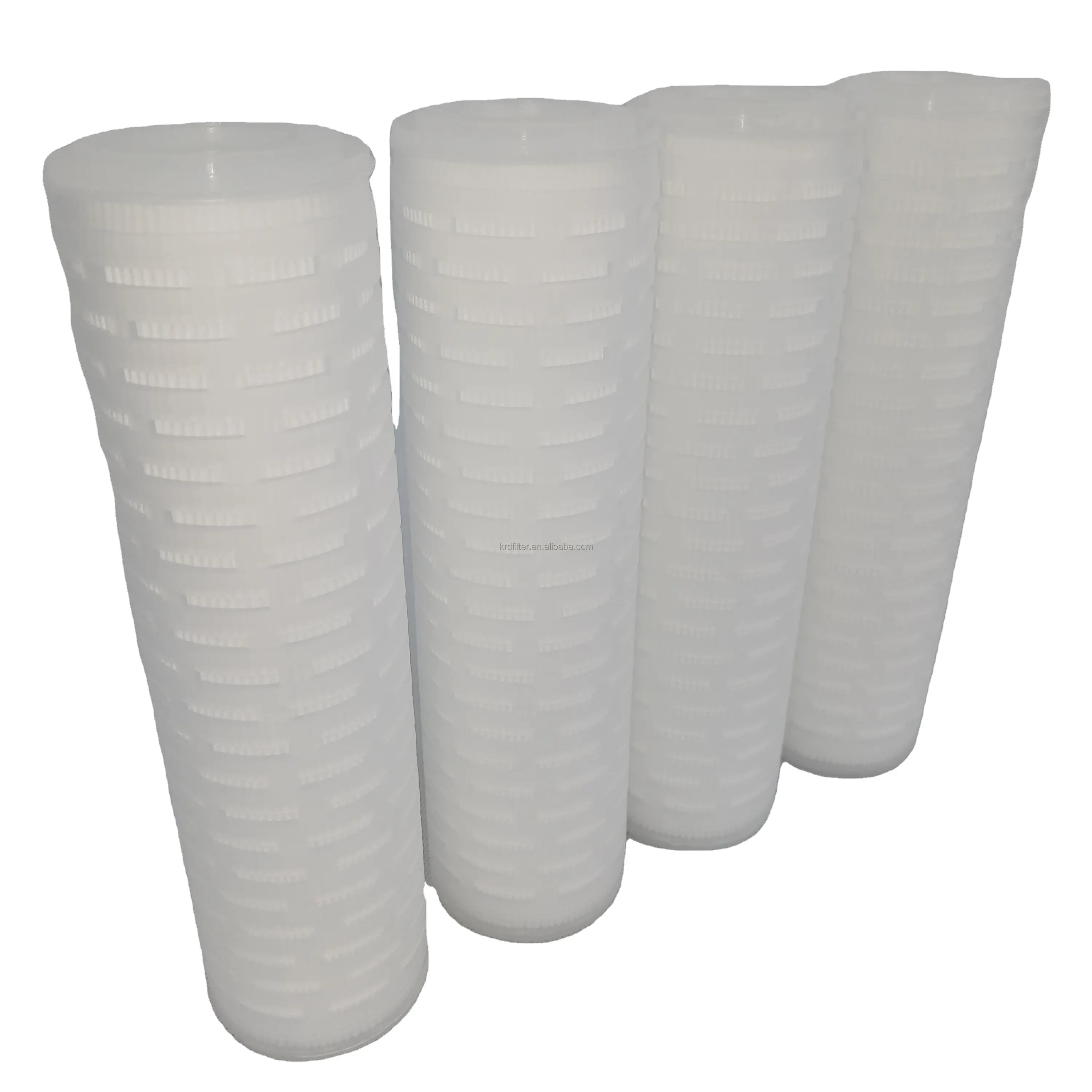 China Supplier Provide Customized Filtration Solutions Large High Flow PP Pleated Water Filter Cartridge