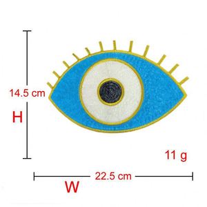 Iron on Big/small Size Sequin Embroidery Colorful Angel Eye Patch for T-shirt Hoodies - Product Image 3