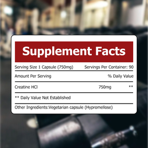 Factory Direct <b>Creatine</b> Capules with <b>Creatine</b> HCI for Improve Strength Endurance Increase Muscle Growth and Strength Capsules - Product Image 2
